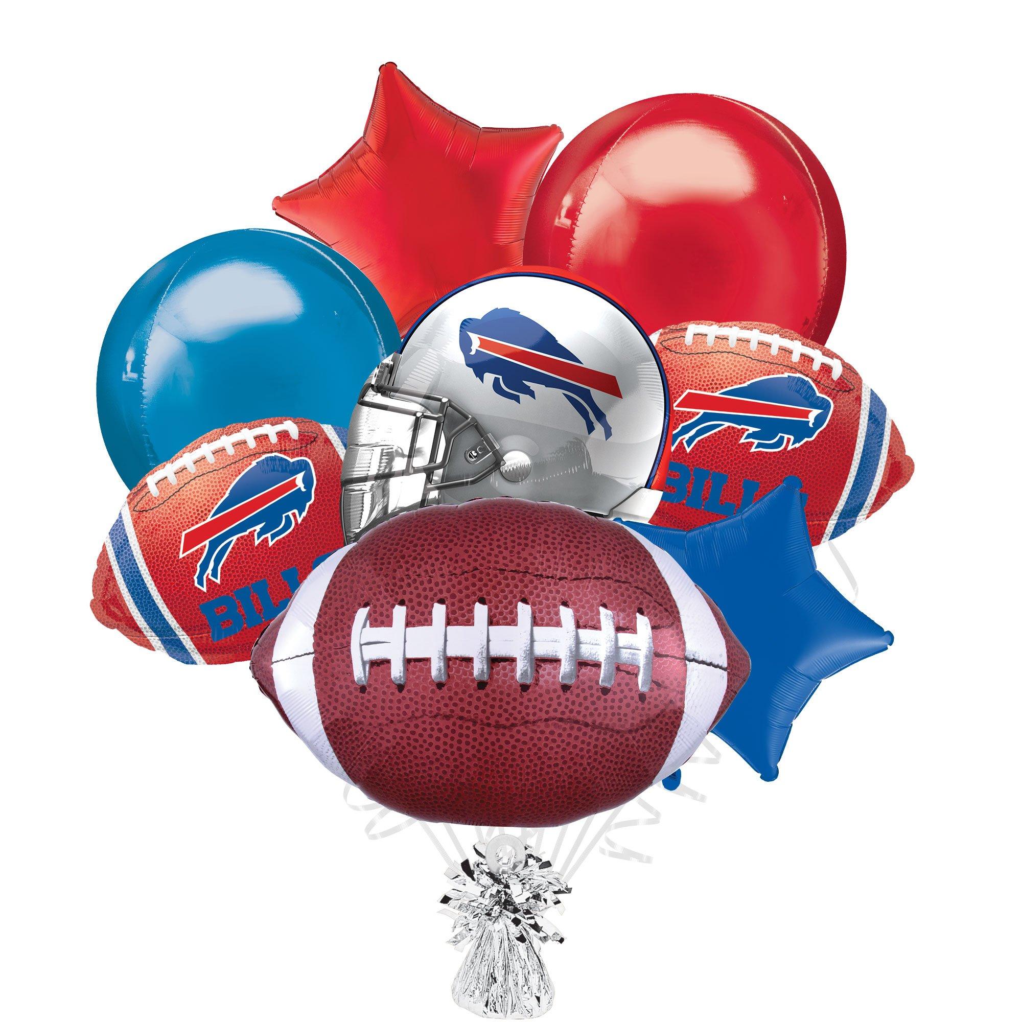 Buffalo Bills Foil Balloon Bouquet